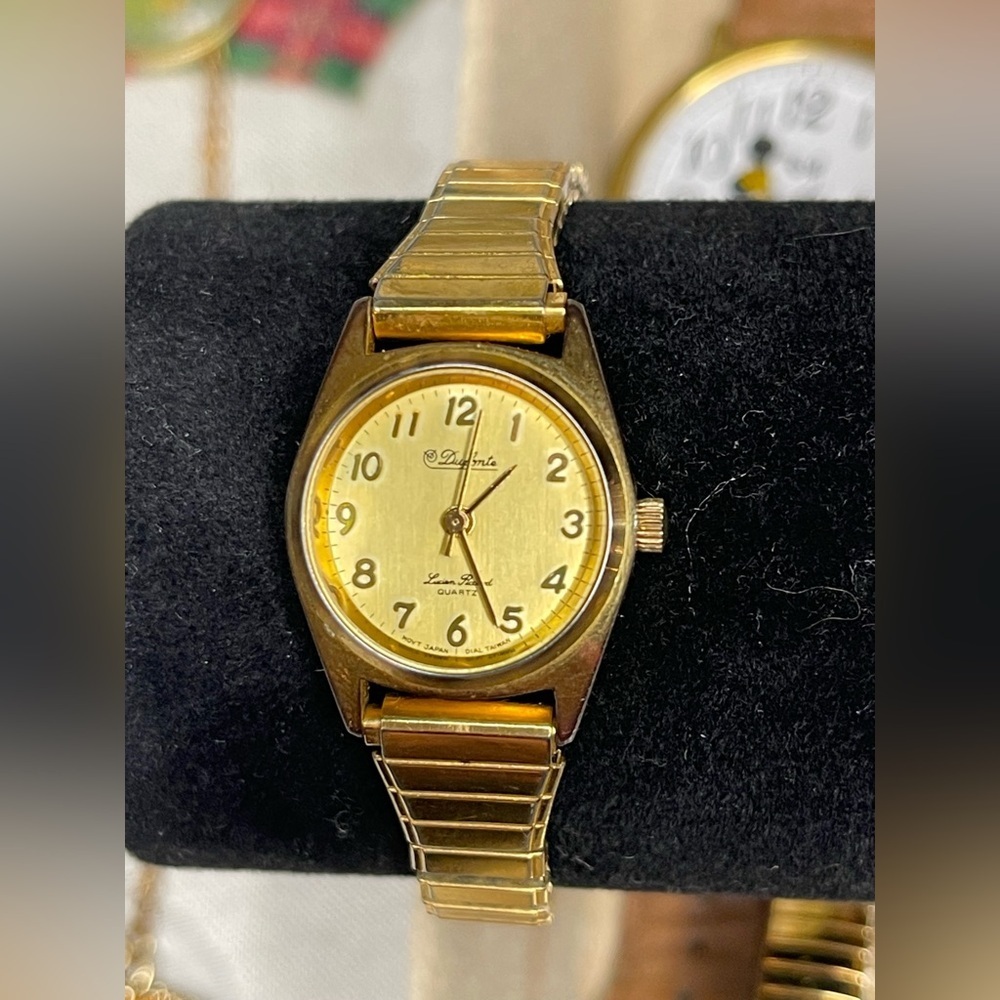 Gold Dufonte Lucien Riccard Quartz Watch - Picture 1 of 1
